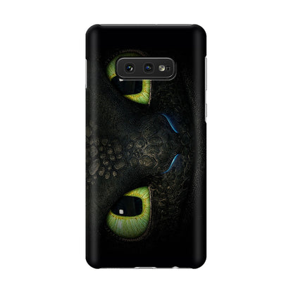 Toothless Dragon Eyes Close Up Galaxy S10e Case