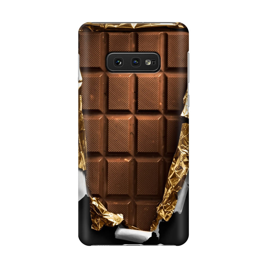 Unwrapped Chocolate Bar Galaxy S10e Case