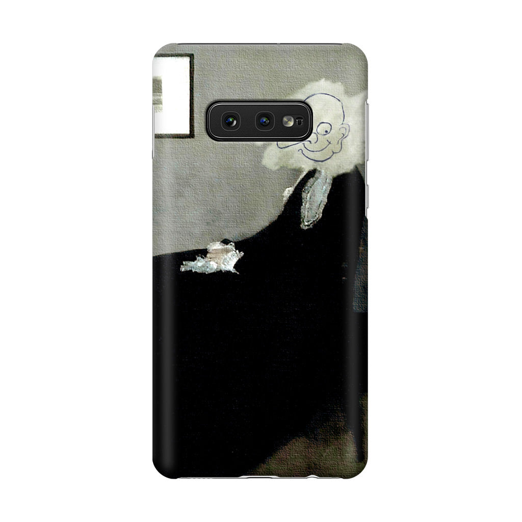 Whistler's Mother by Mr. Bean Galaxy S10e Case