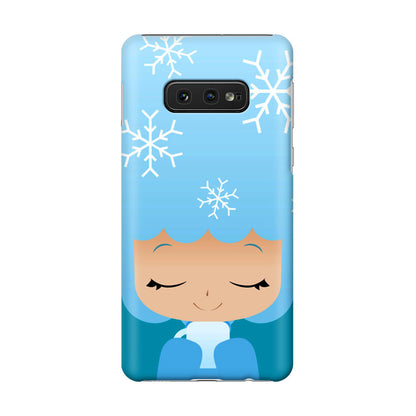 Winter Afro Girl Galaxy S10e Case