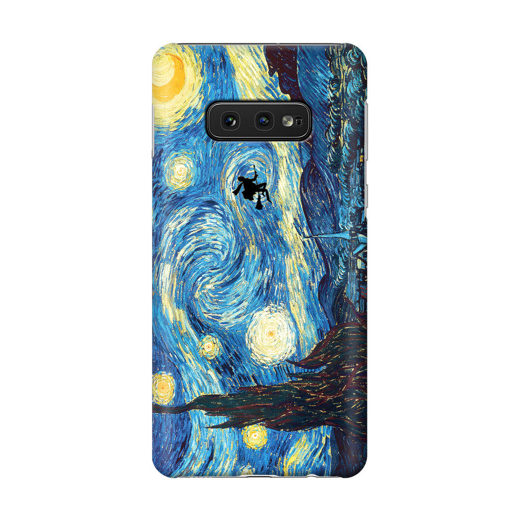 Witch on The Starry Night Sky Galaxy S10e Case