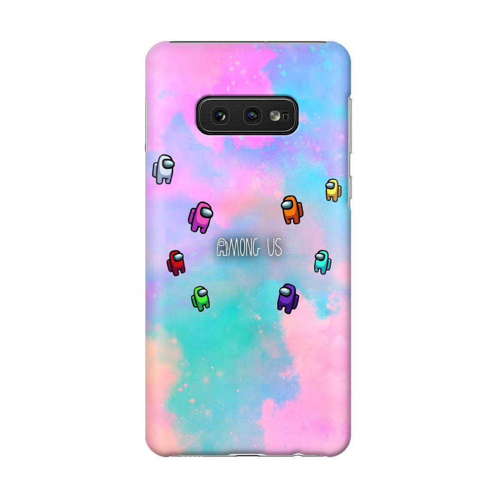 Among Us Colorful Galaxy S10e Case