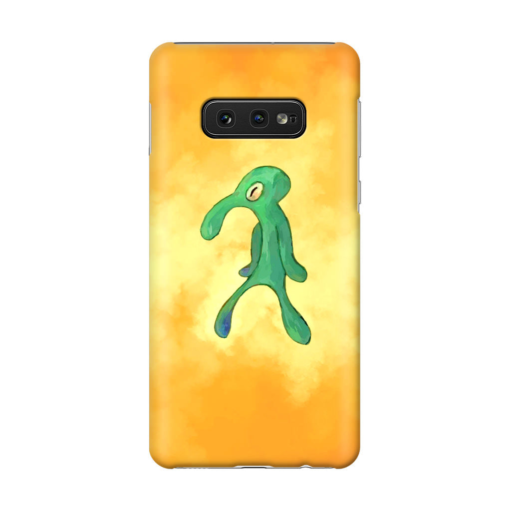 Bold and Brash Squidward Painting Galaxy S10e Case