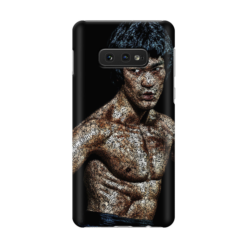 Bruce Lee Typograph Galaxy S10e Case