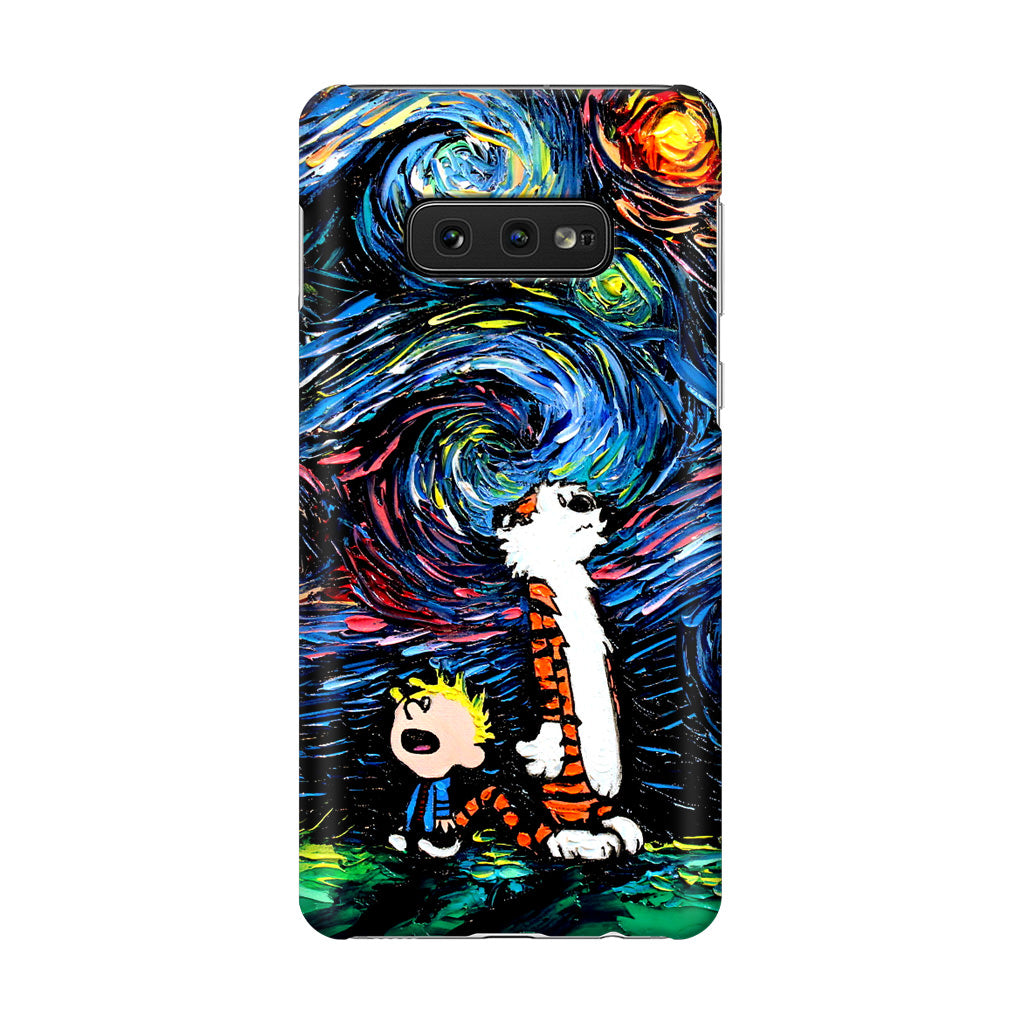 Calvin Art At Starry Night Galaxy S10e Case