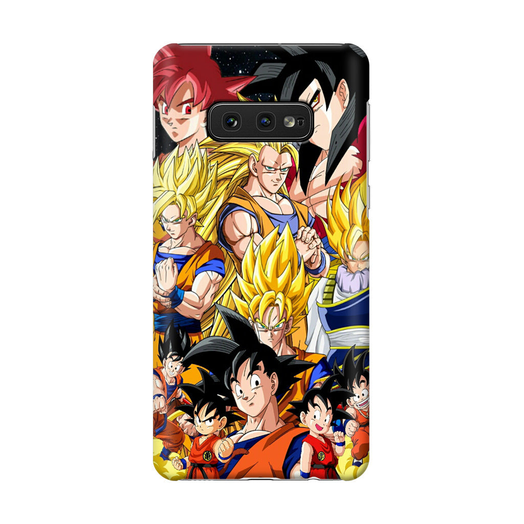 Dragon Ball Z Son Goku Transformation Galaxy S10e Case