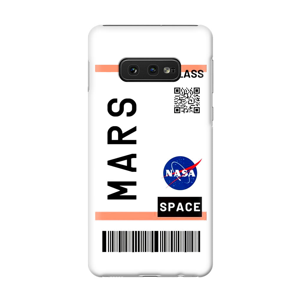 First Class Ticket To Mars Galaxy S10e Case