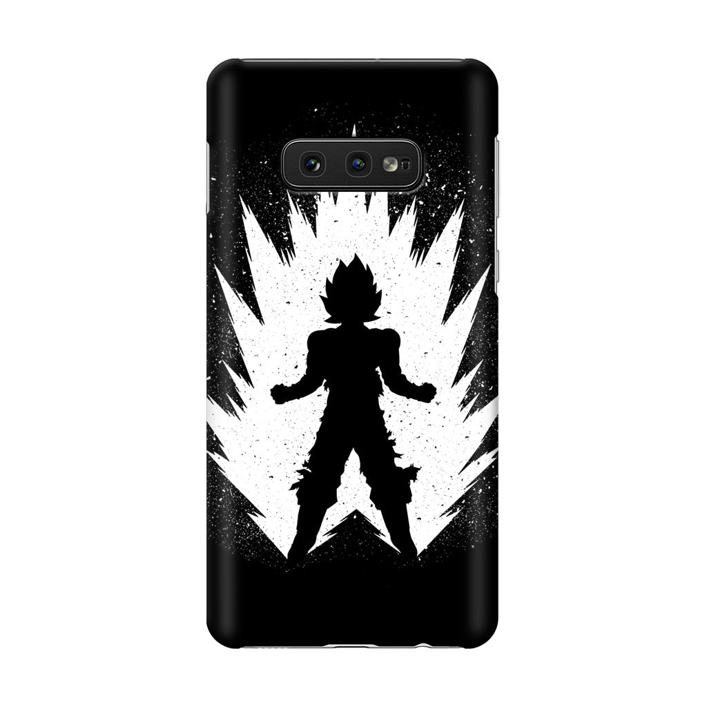 Goku Super Saiyan Black White Galaxy S10e Case