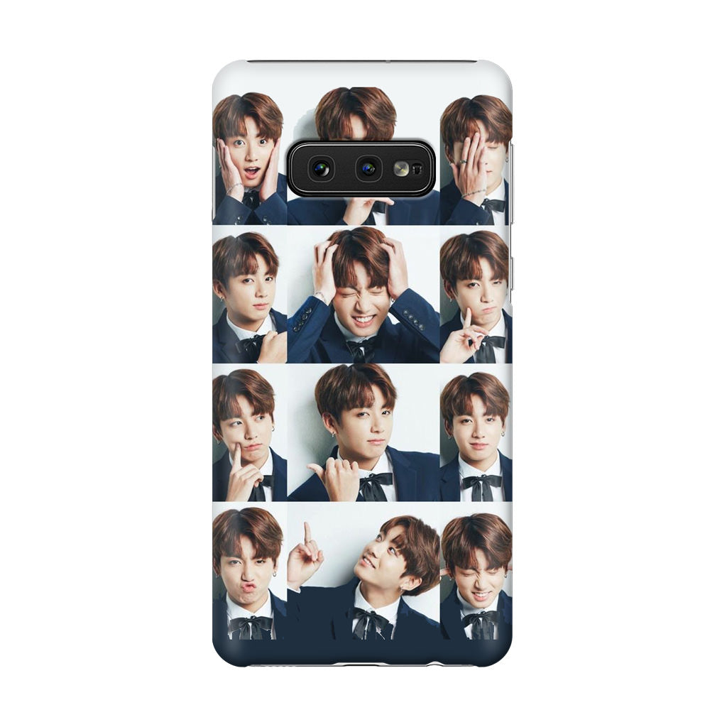 Jungkook Collage Galaxy S10e Case