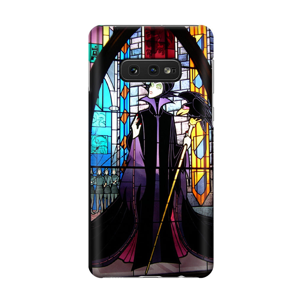 Maleficent Sleeping Beauty Glass Art Galaxy S10e Case