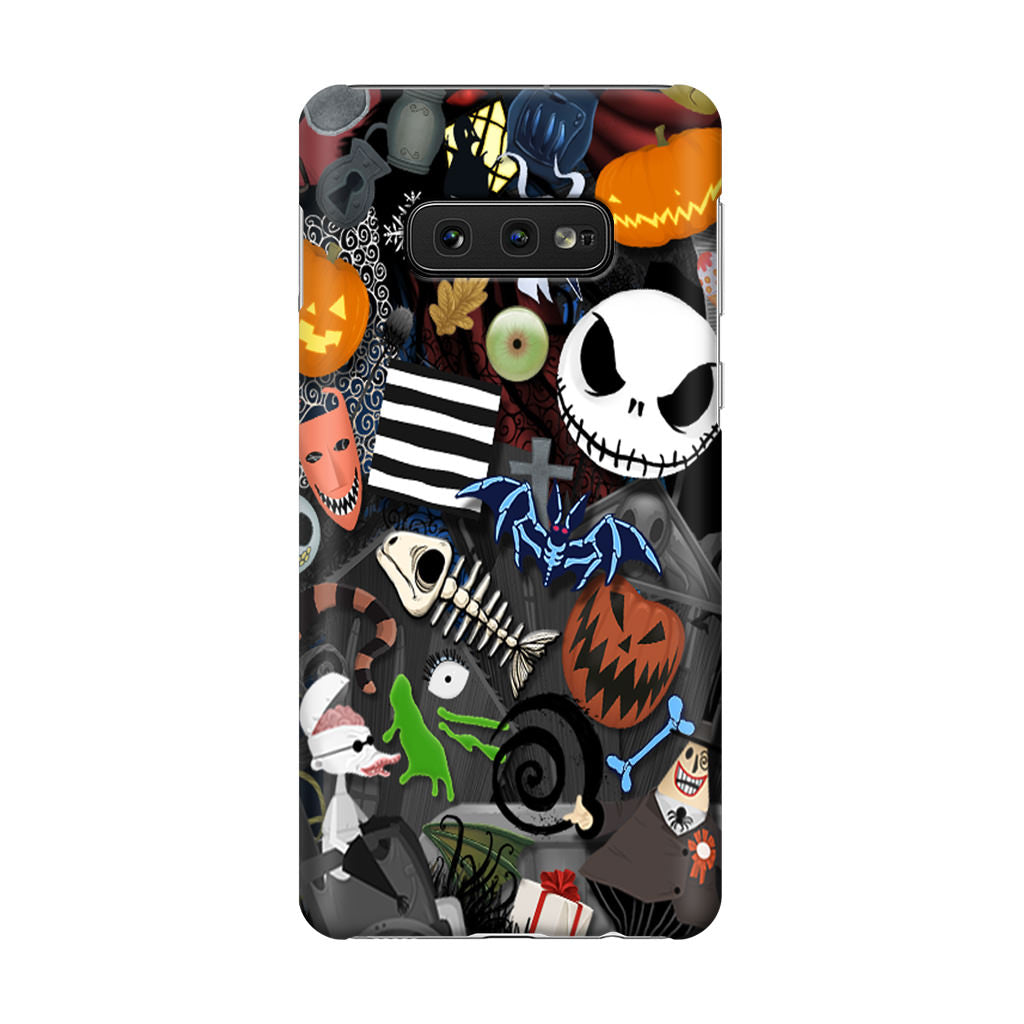 Nightmare Before Chrismast Collage Galaxy S10e Case