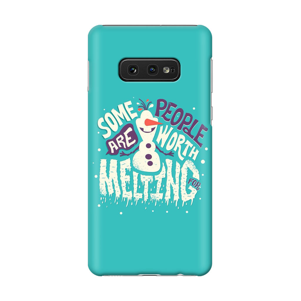 Olaf Frozen Is Melting Galaxy S10e Case