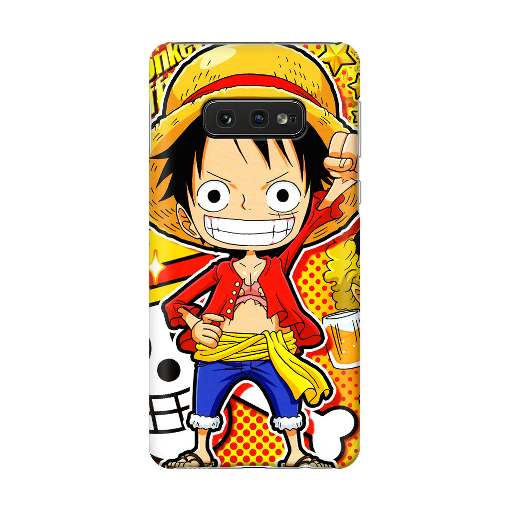 One Piece Cute Luffy Galaxy S10e Case