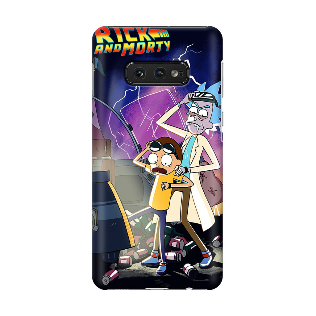 Rick And Morty Back To The Future Galaxy S10e Case