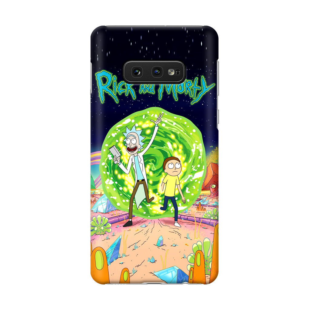 Rick And Morty Portal Gun Galaxy S10e Case