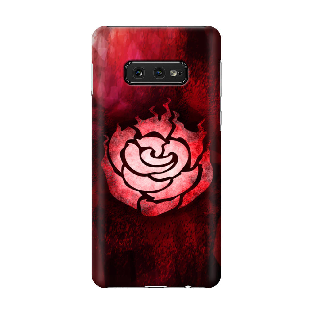 RWBY Ruby Rose Symbol Galaxy S10e Case