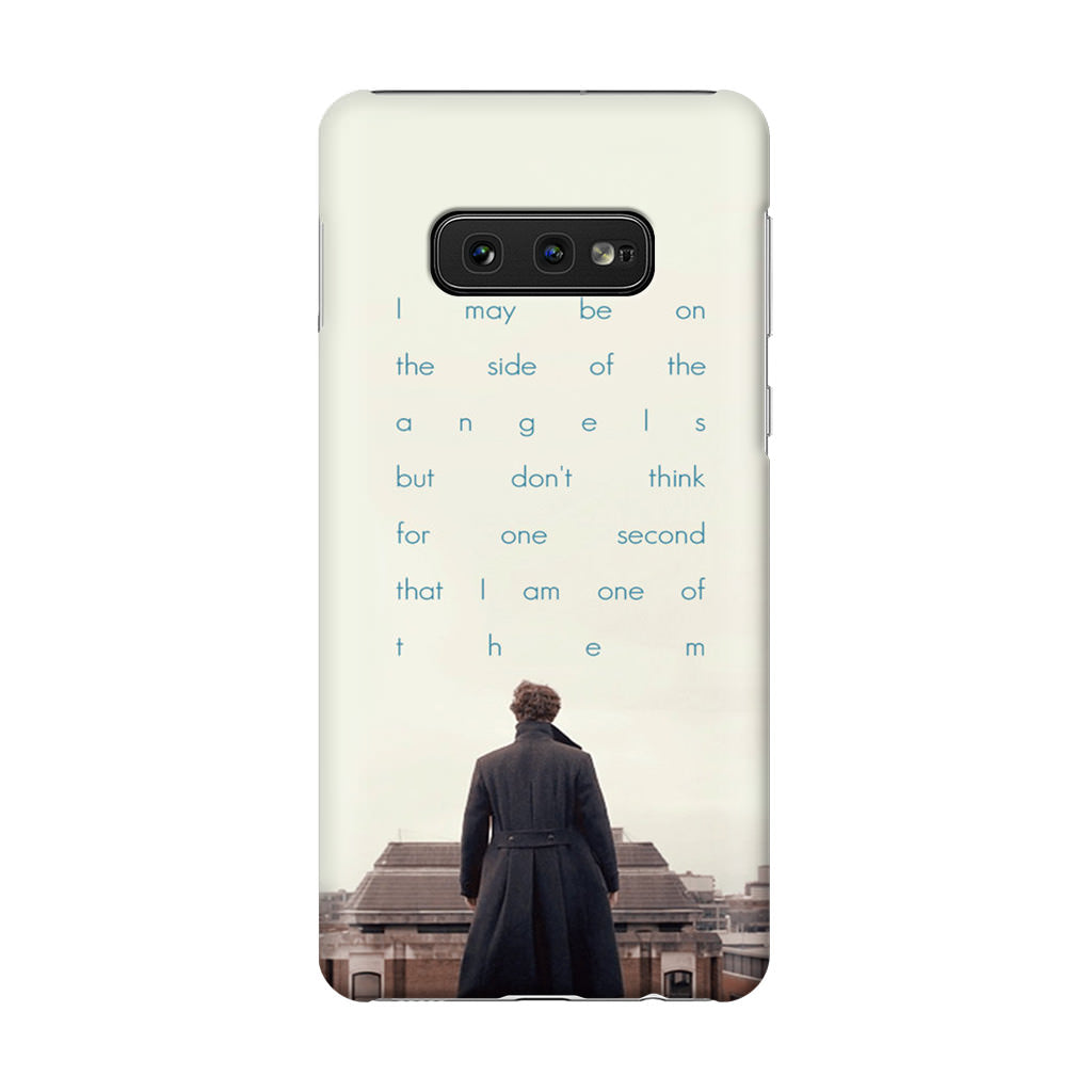 Sherlock Holmes Quote Galaxy S10e Case