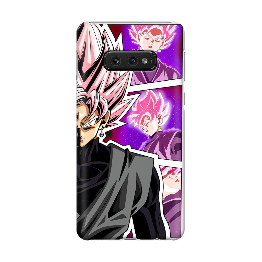 Super Goku Black Rose Collage Galaxy S10e Case