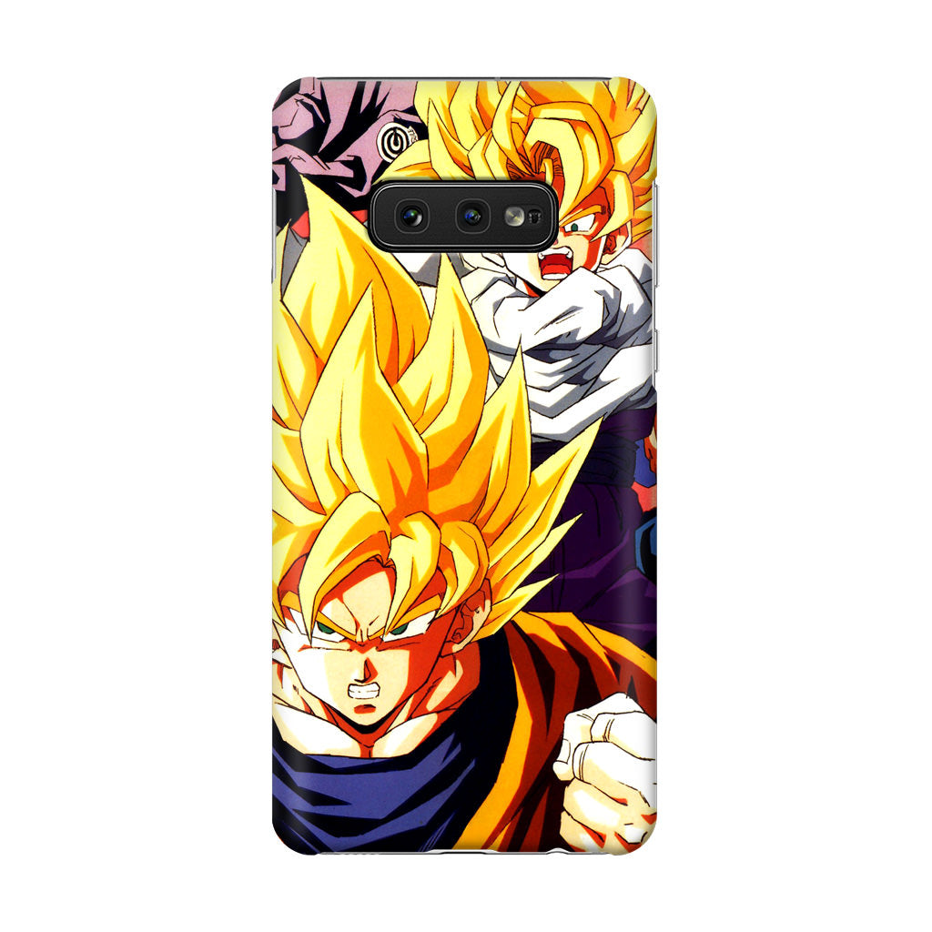 Super Saiyan Goku And Gohan Galaxy S10e Case