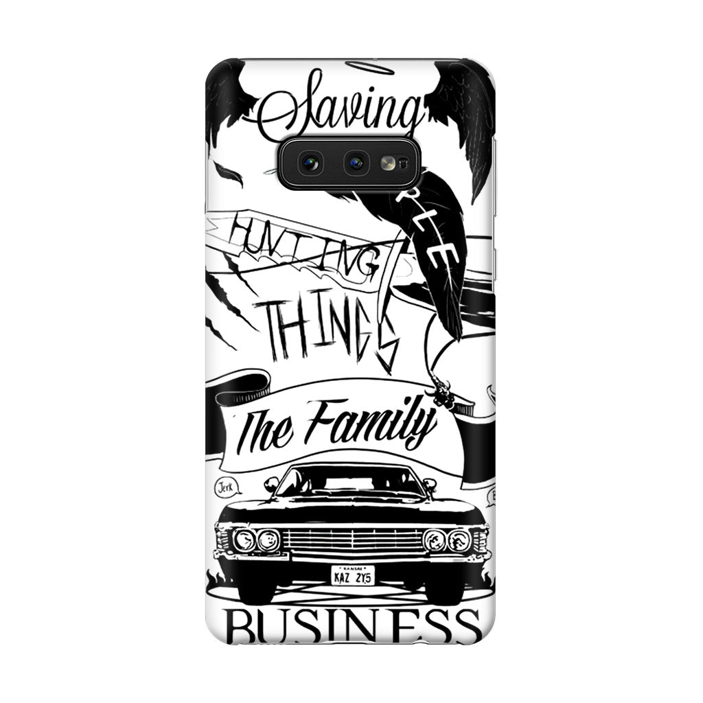 Supernatural Family Business Saving People Galaxy S10e Case