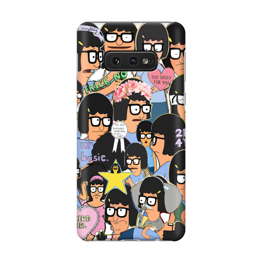 Tina Belcher Collage Galaxy S10e Case