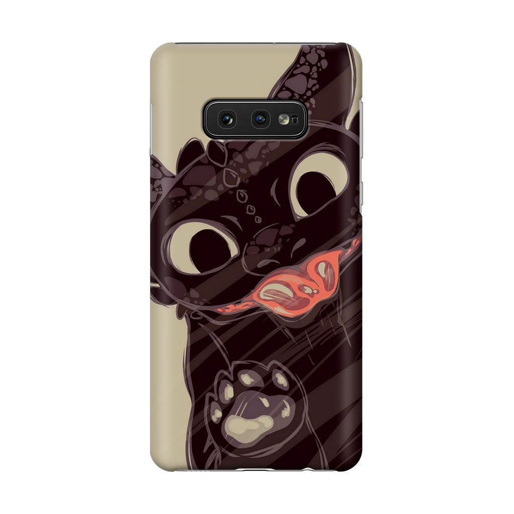 Toothless Dragon Art Galaxy S10e Case