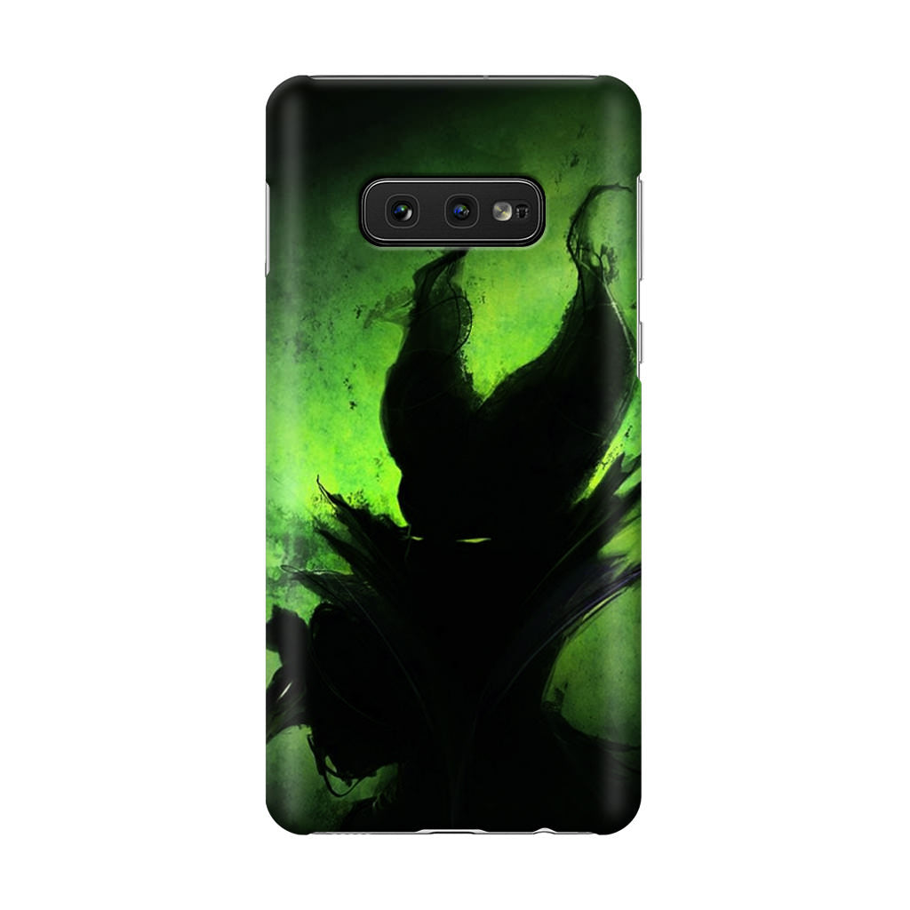 Villains Maleficent Silhouette Galaxy S10e Case