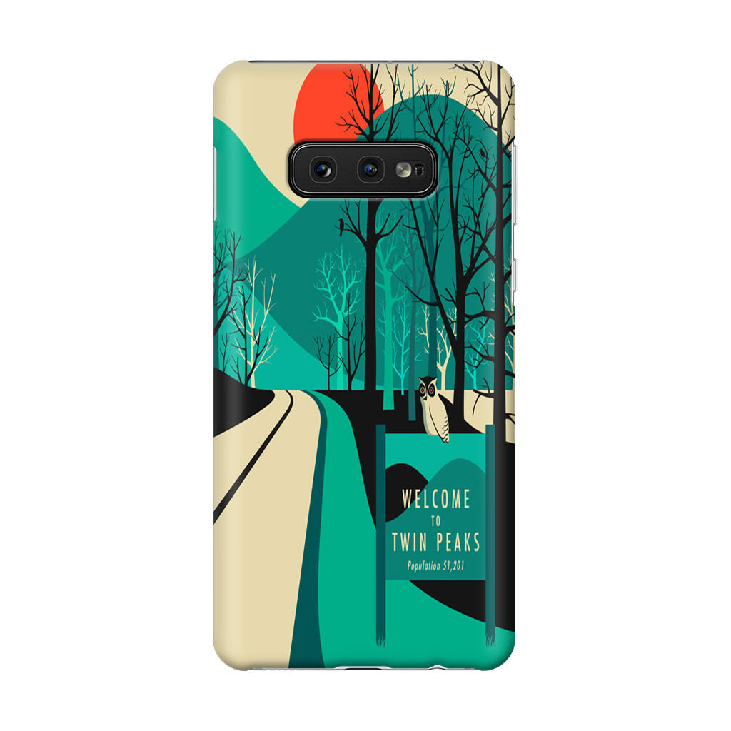 Welcome To Twin Peaks Galaxy S10e Case