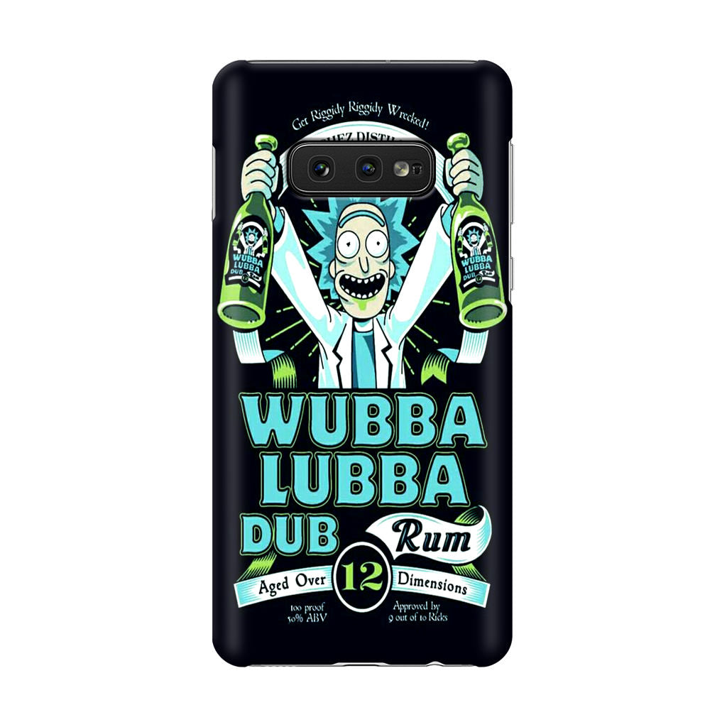 Wubba Lubba Dub Rum Galaxy S10e Case