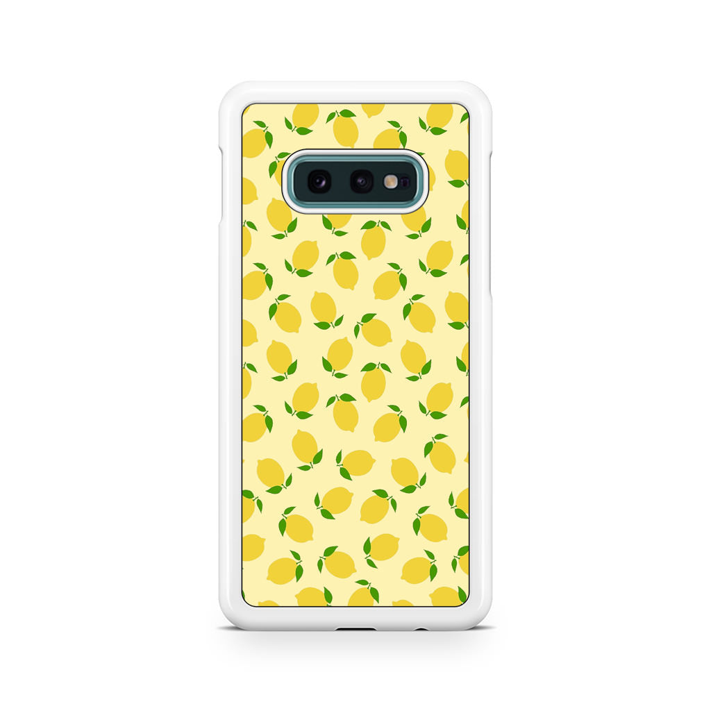 Lemons Fruit Pattern Galaxy S10e Case