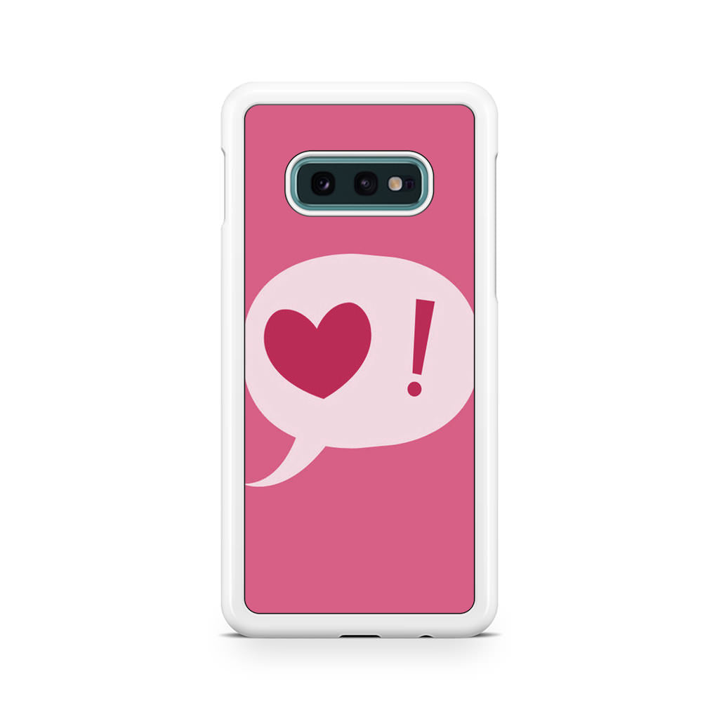 Love Pink Galaxy S10e Case