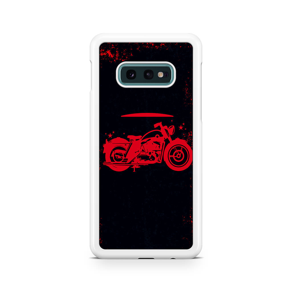 Motorcycle Red Art Galaxy S10e Case