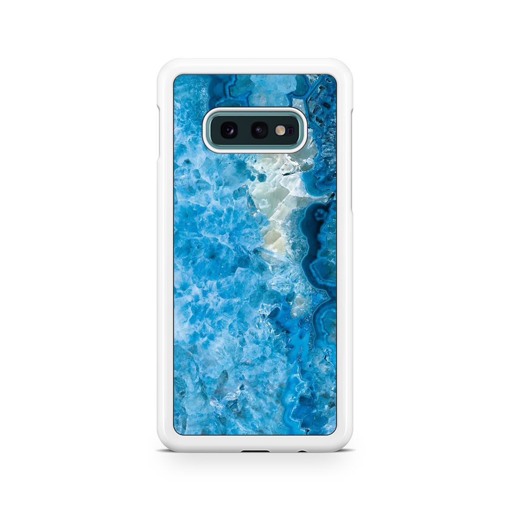 Navy Blue Marble Galaxy S10e Case