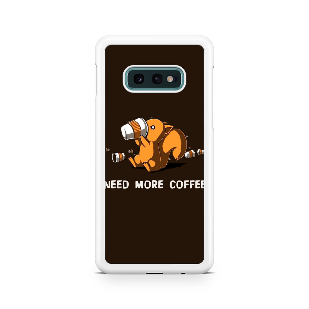 Need More Coffee Programmer Story Galaxy S10e Case