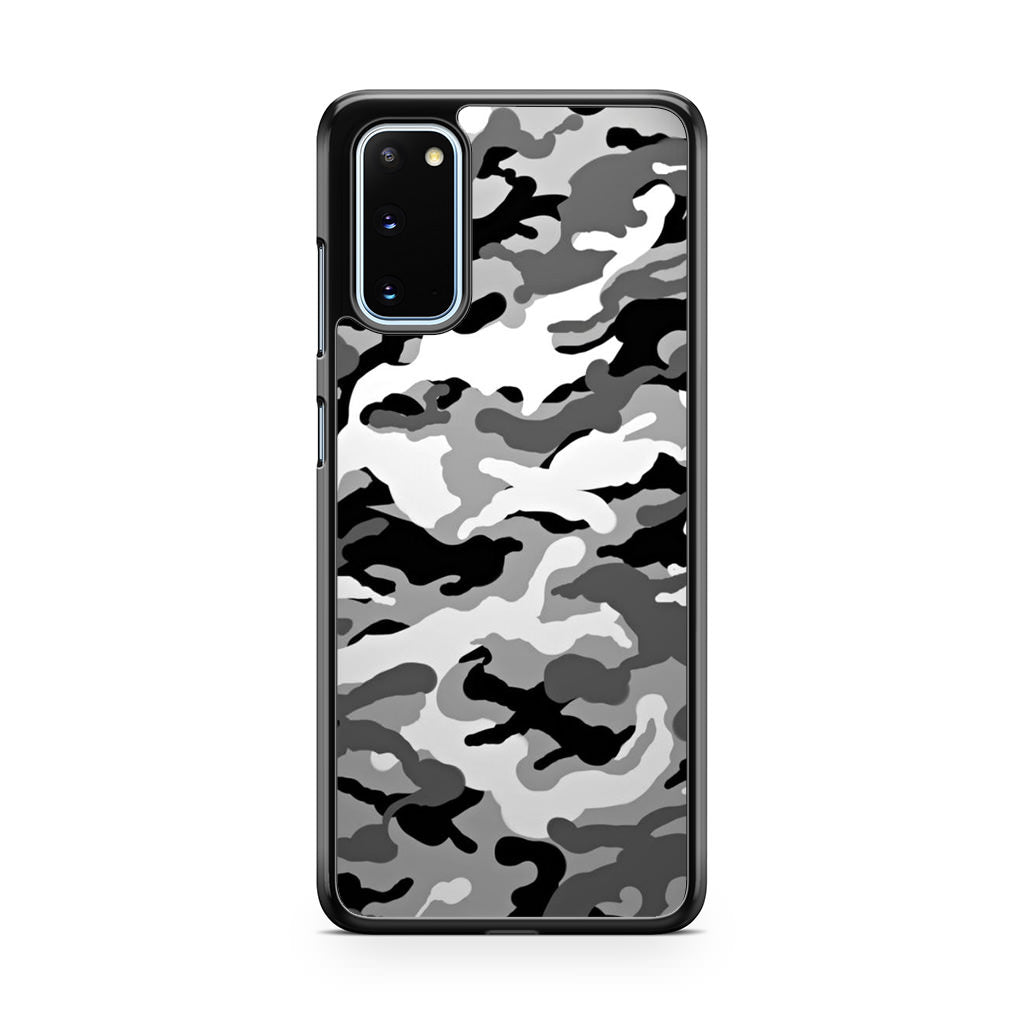 Winter Army Camo Galaxy S20 Case