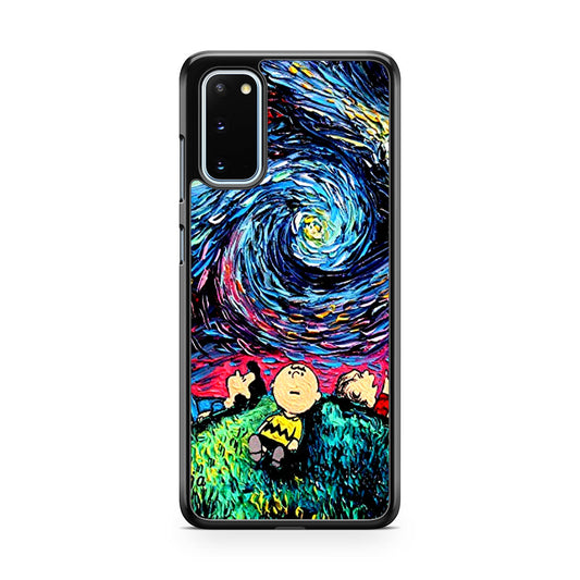 Peanuts At Starry Night Galaxy S20 Case