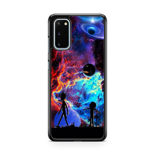 Rick And Morty Flat Galaxy Galaxy S20 Case