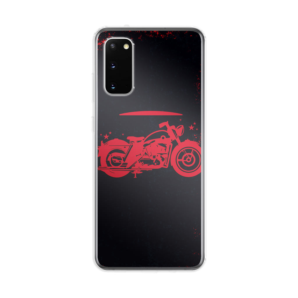 Motorcycle Red Art Galaxy S20 Case