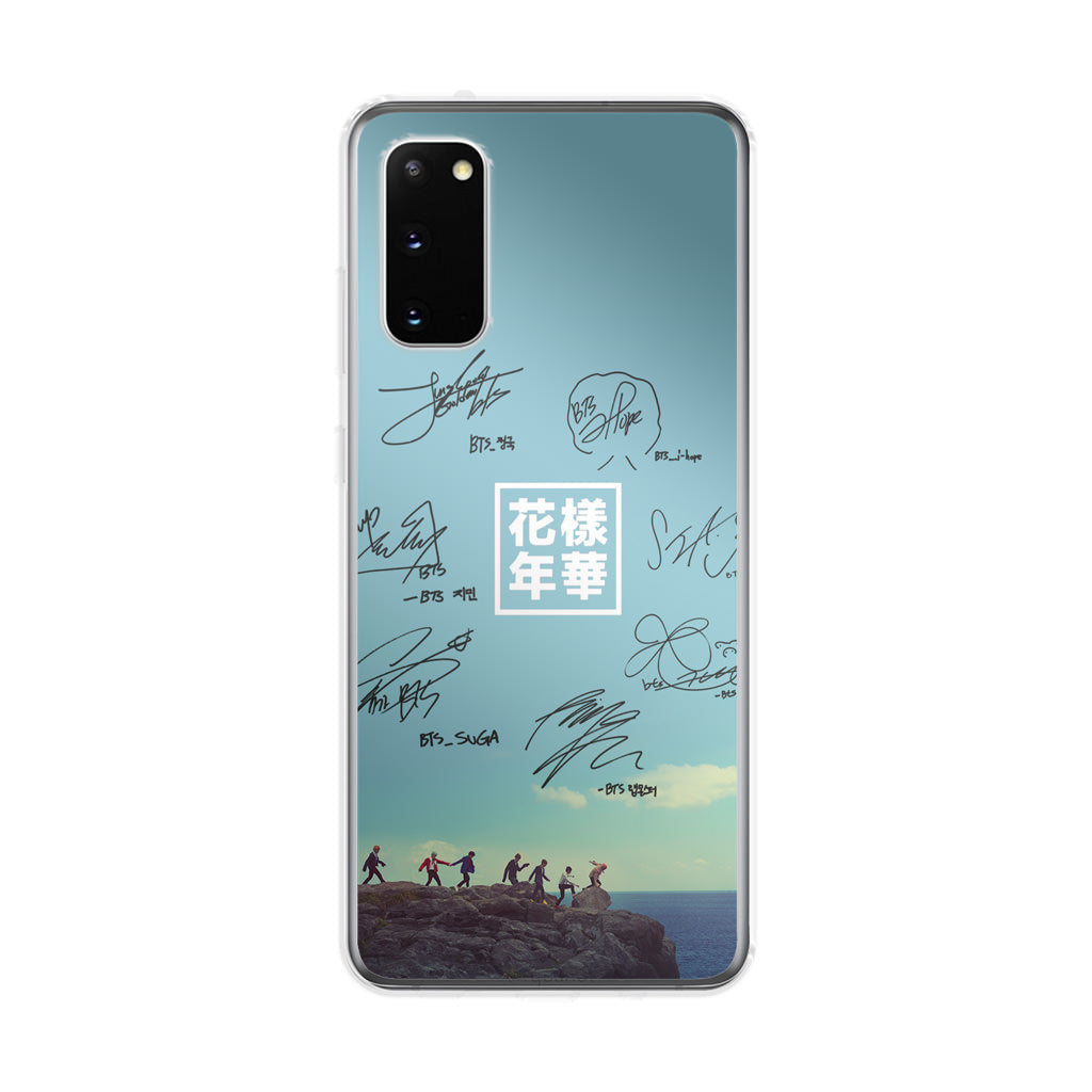 BTS Signature Galaxy S20 Case