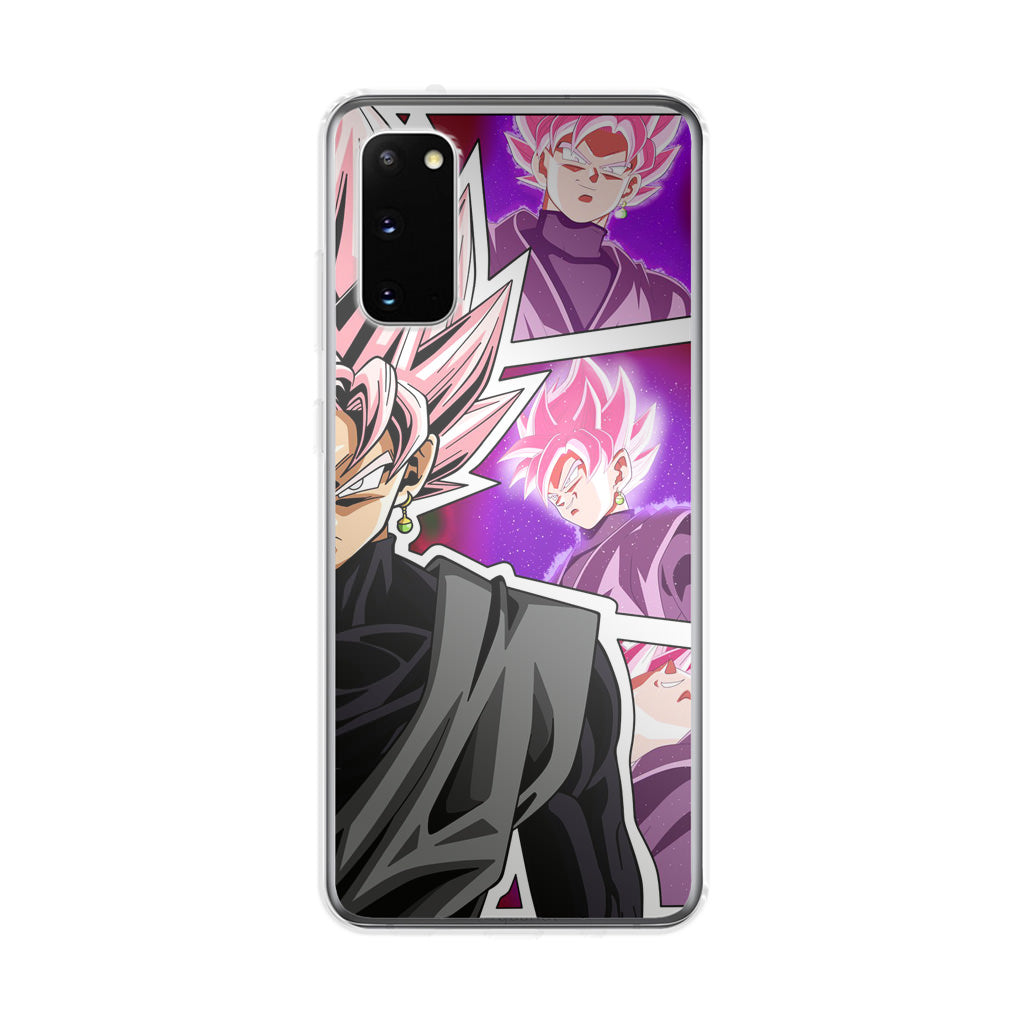 Super Goku Black Rose Collage Galaxy S20 Case