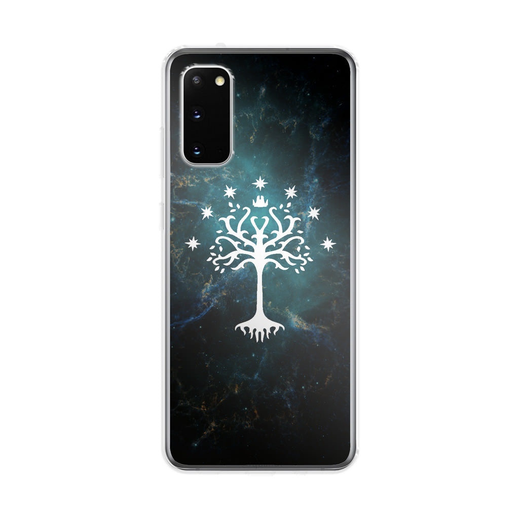 White Tree Of Gondor In Space Nebula Galaxy S20 Case