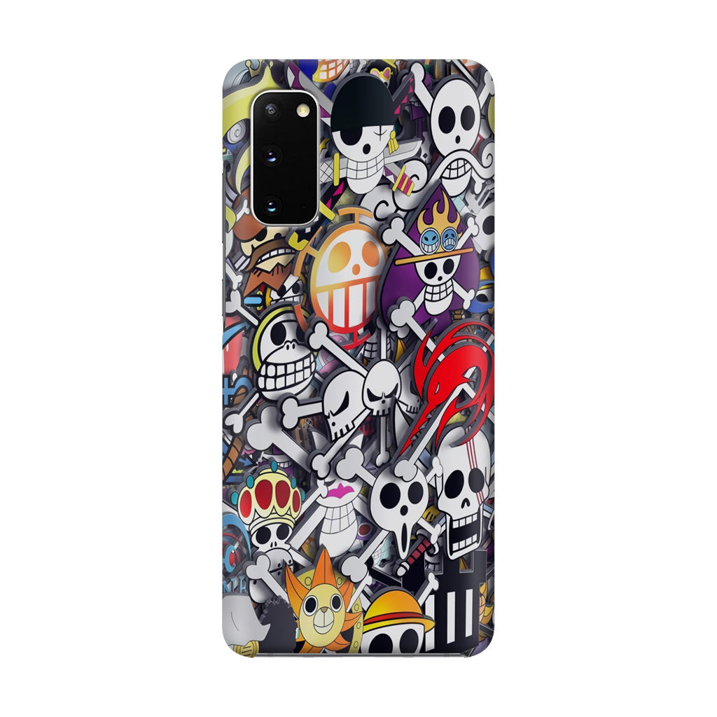 All Pirate Symbols One Piece Galaxy S20 Case