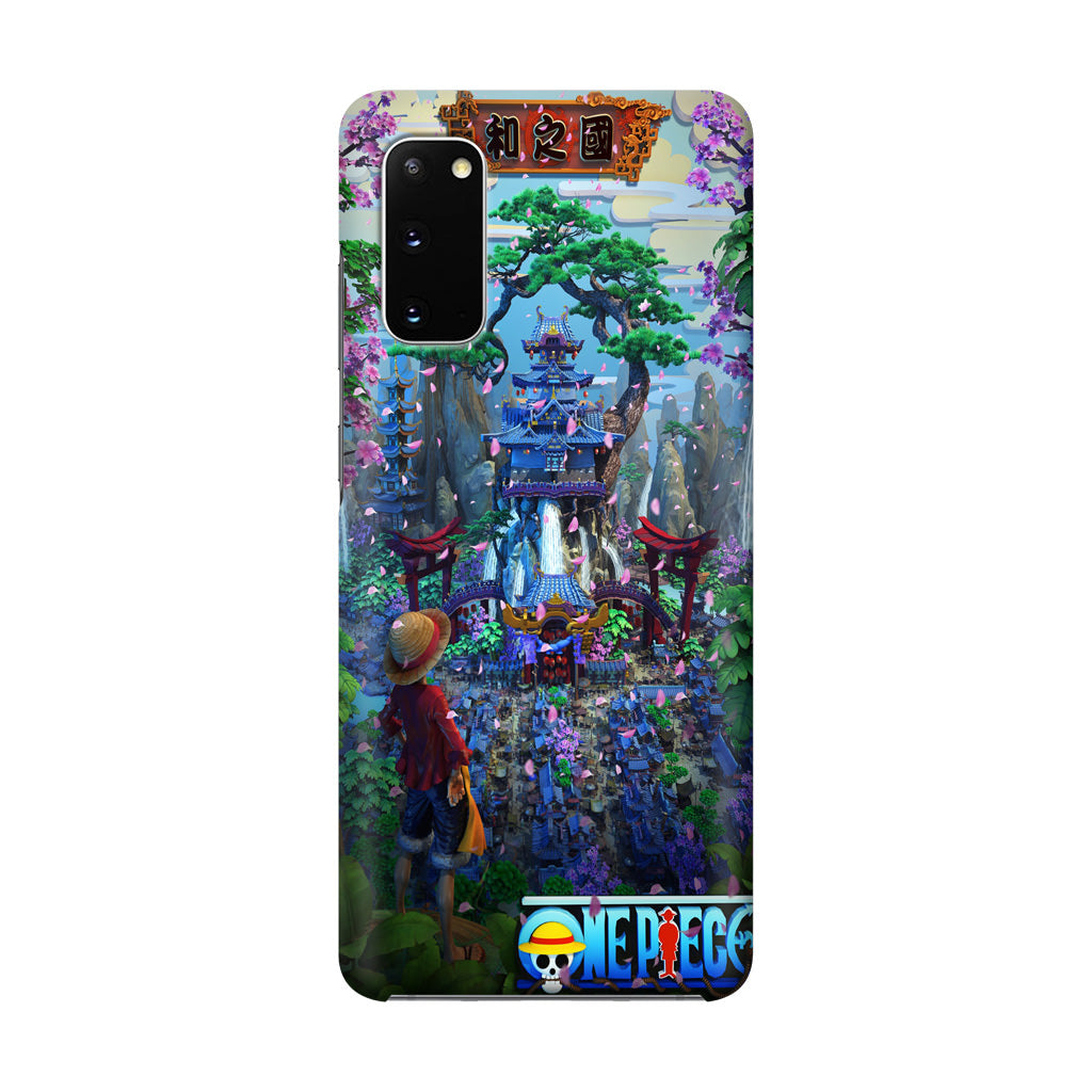 Flower Capital of Wano One Piece Galaxy S20 Case