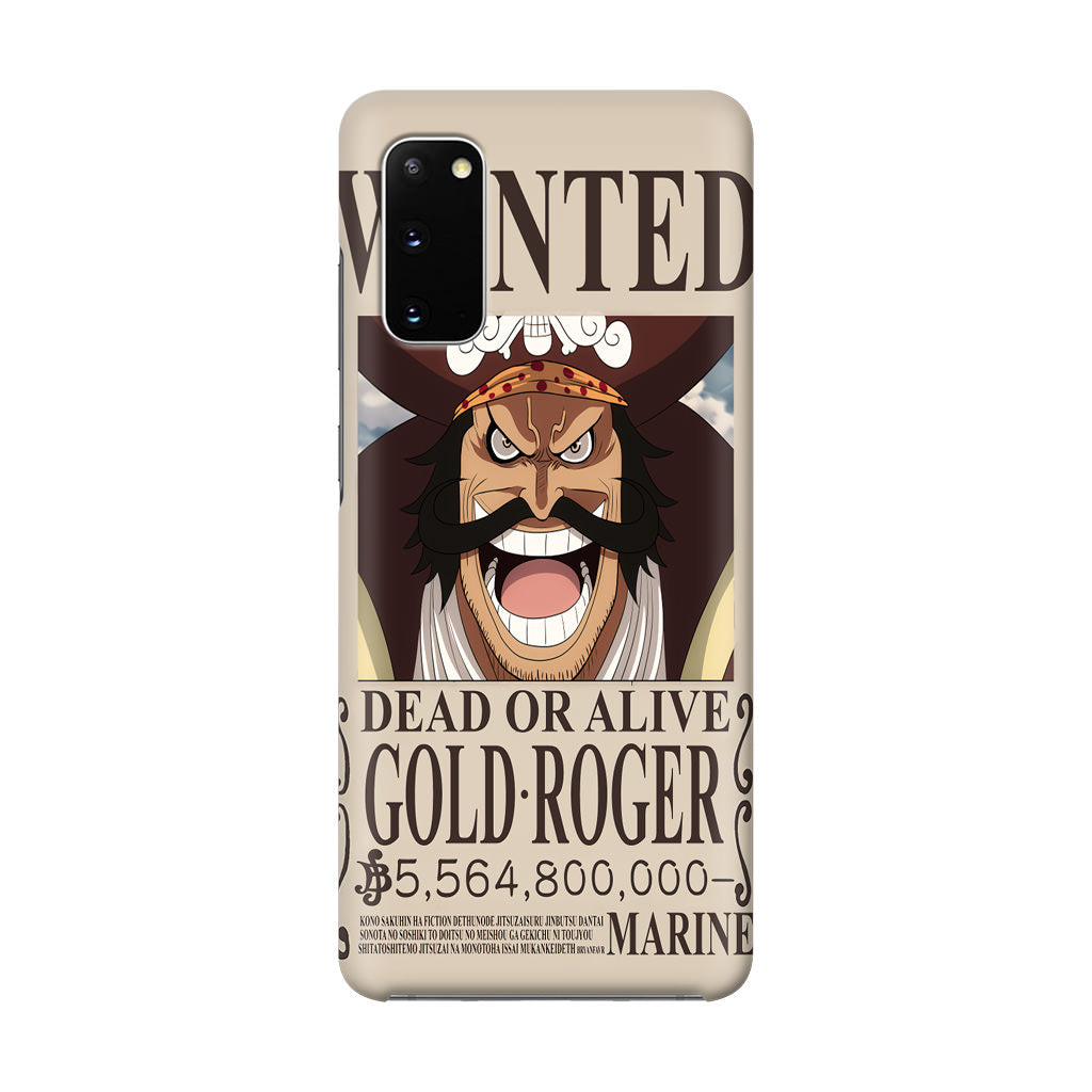 Gold Roger Bounty Galaxy S20 Case