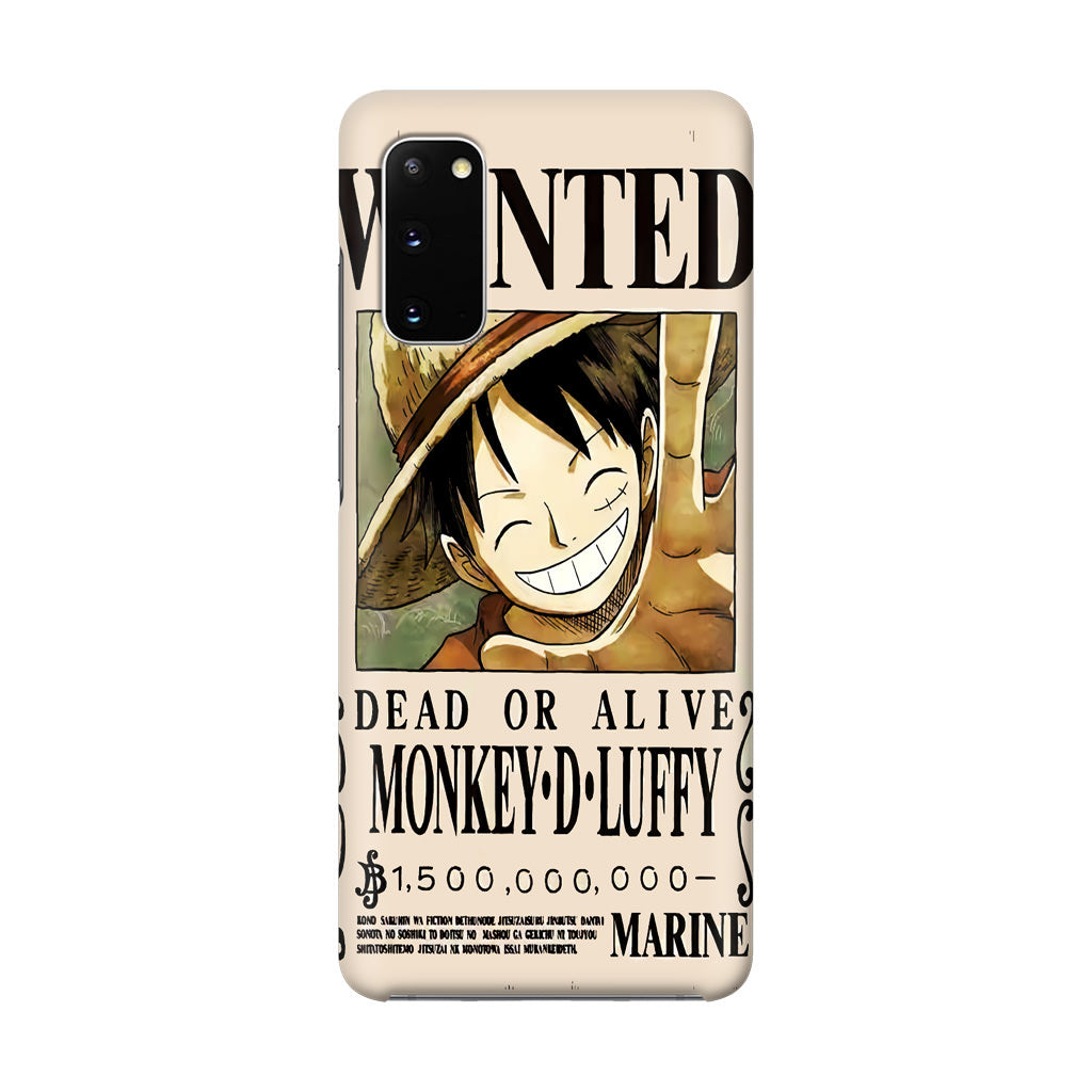 Monkey D Luffy Bounty Galaxy S20 Case