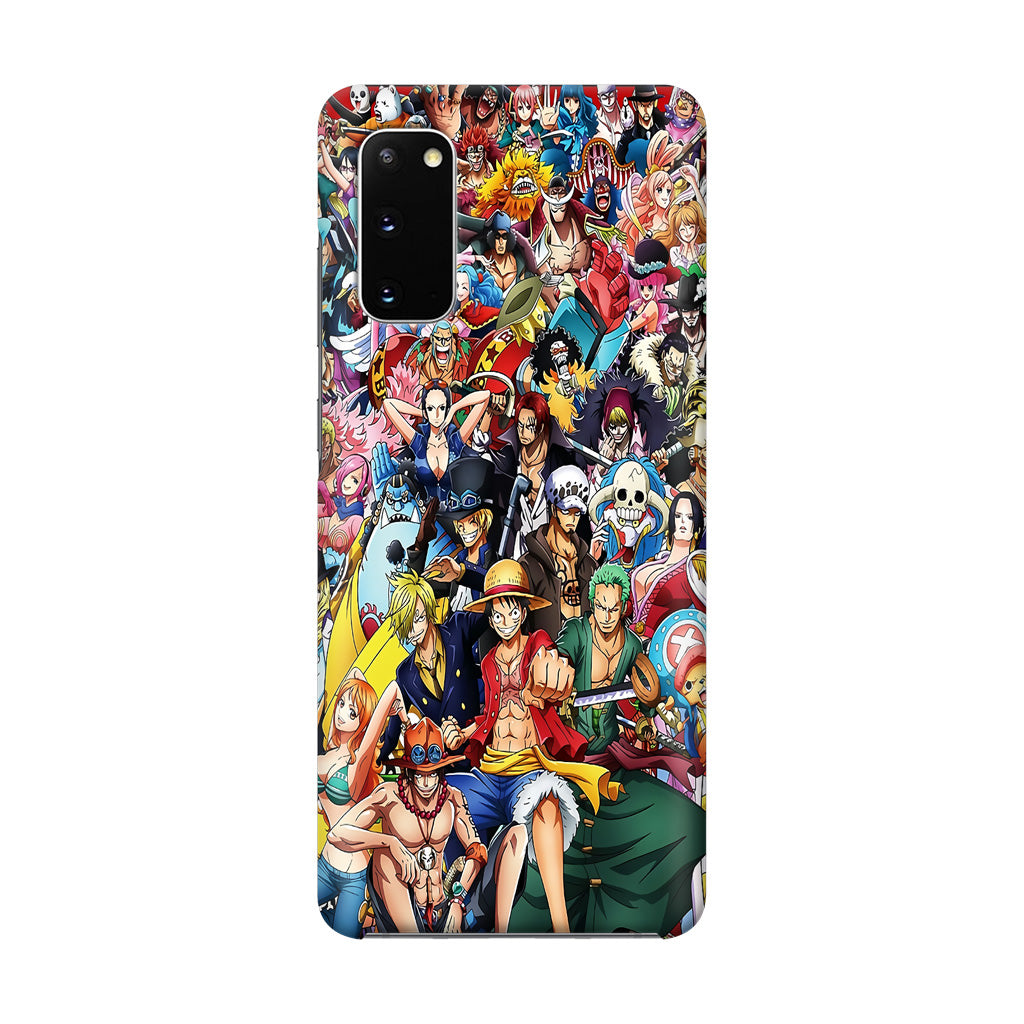 One Piece Characters In New World Galaxy S20 Case