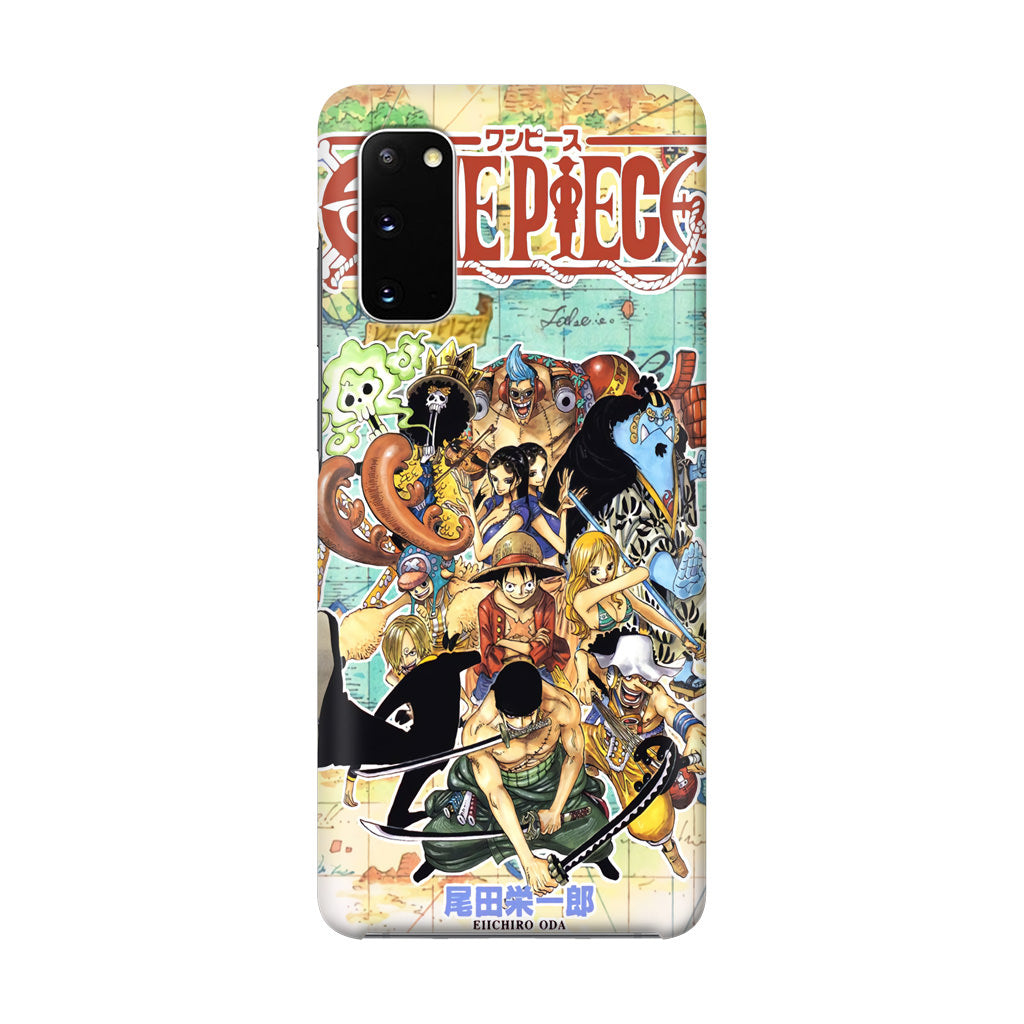 One Piece Comic Straw Hat Pirate Galaxy S20 Case