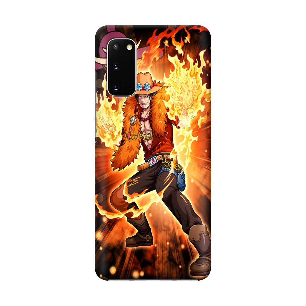 Portgas D Ace Fire Power Galaxy S20 Case