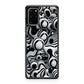 Abstract Art Black White Galaxy S20 Plus Case