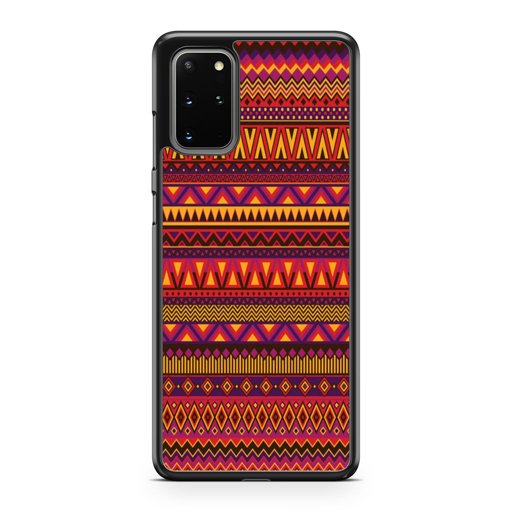 African Aztec Pattern Galaxy S20 Plus Case